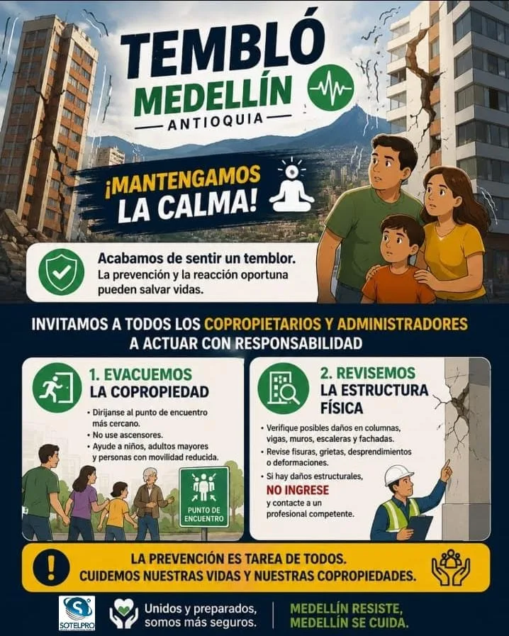 Temblor Medellin Sotelpro
