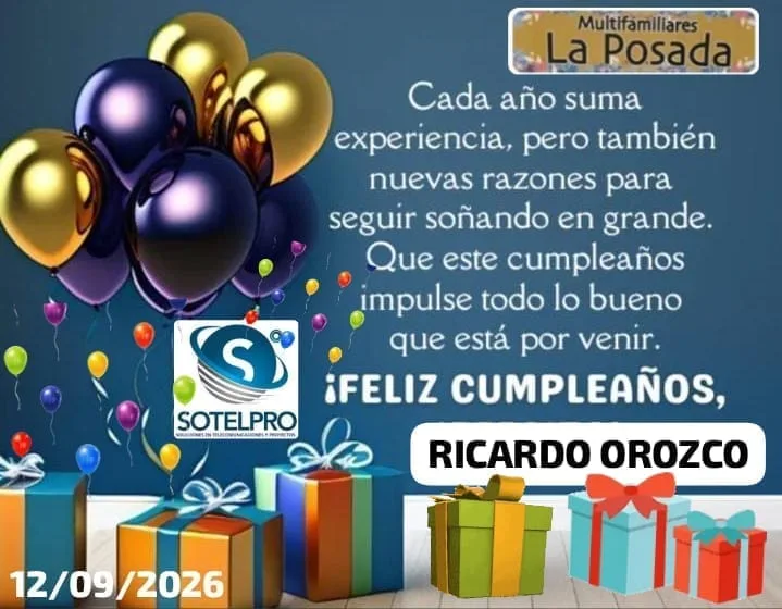 Cumpleaños Ricardo La posada